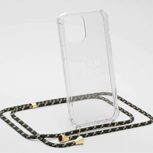 Xouxou Berlin Green Necklace iPhone X / Xs Crossbody phone case